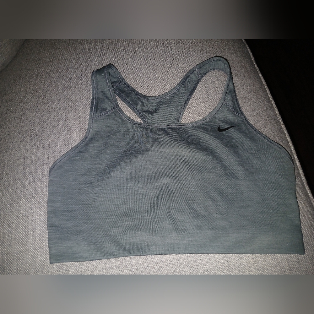 Women's nike sport bra size L color gray